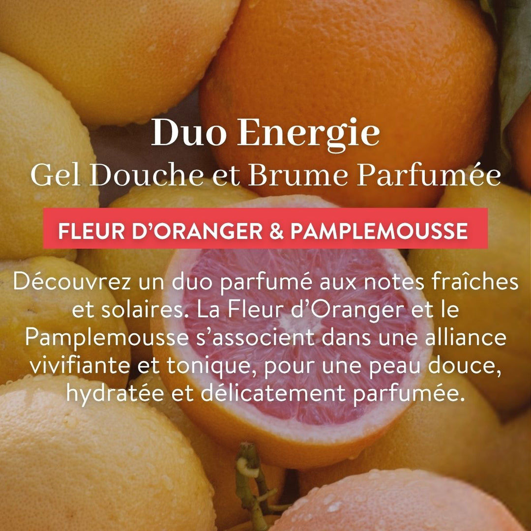 Duo Energie - Gel Douche et Brume Parfumée